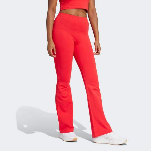 Vermelho Legging Essentials Small Logo Flared Leggings
