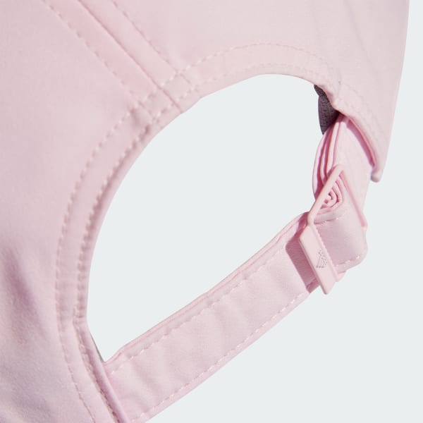 Merah-muda Topi Baseball Metal Badge Ringan