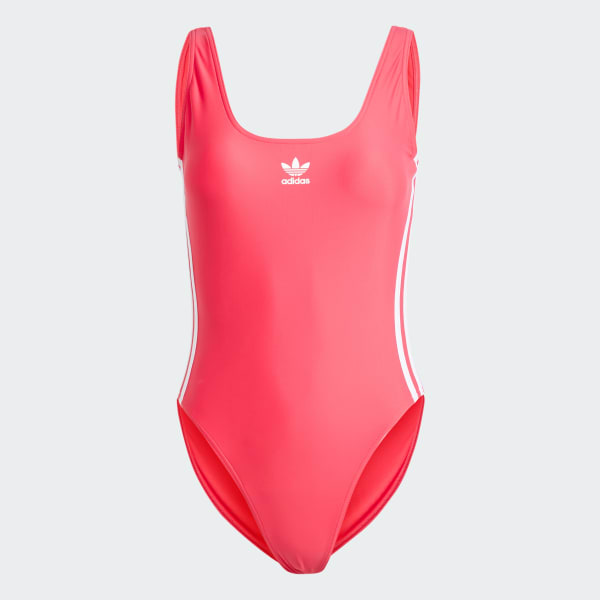Roze Adicolor 3-Stripes Badpak