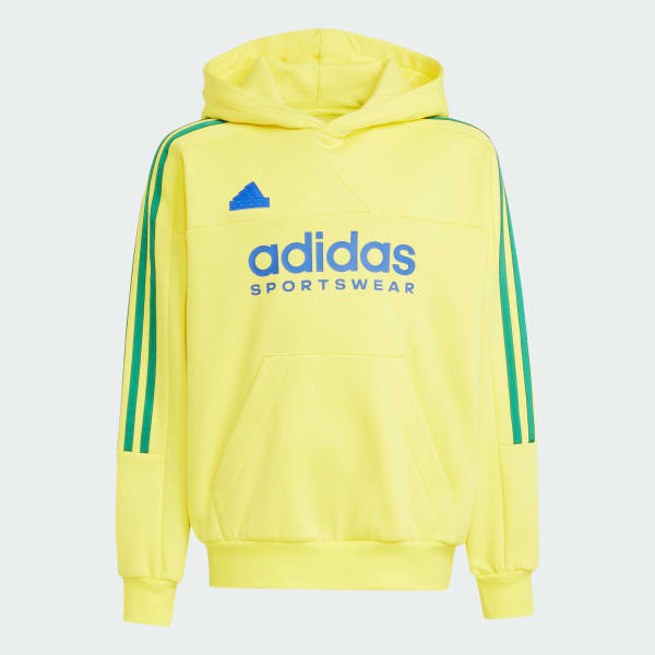 Neon yellow adidas hoodie sale