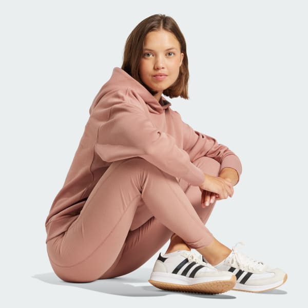 Rosa Legging 7/8 Cós Alto ALL SZN Rib