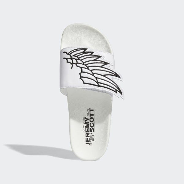 Bialy Jeremy Scott Monogram adilette Wings Slides
