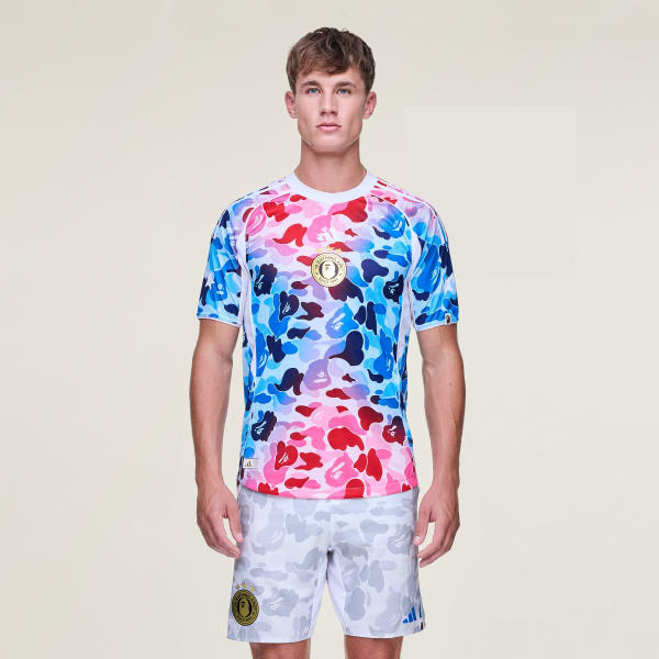 Lサイズ☆ BAPE × adidas BAPE FB Jersey Tシャツ Lサイズ☆ BAPE × adidas BAPE FB Jersey Tシャツ - メルカリ