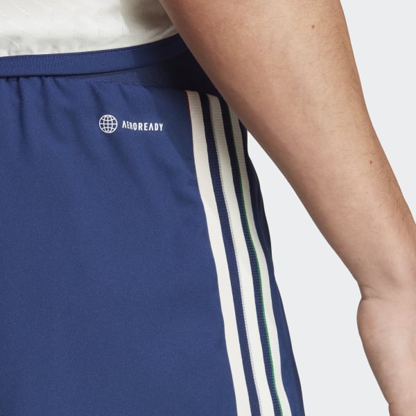 Blau Italien 23 Auswärtsshorts Authentic