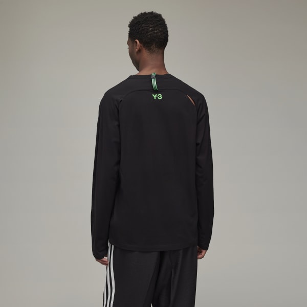 Czerń CH2 Dry Crepe Jersey Long Sleeve Tee CK878