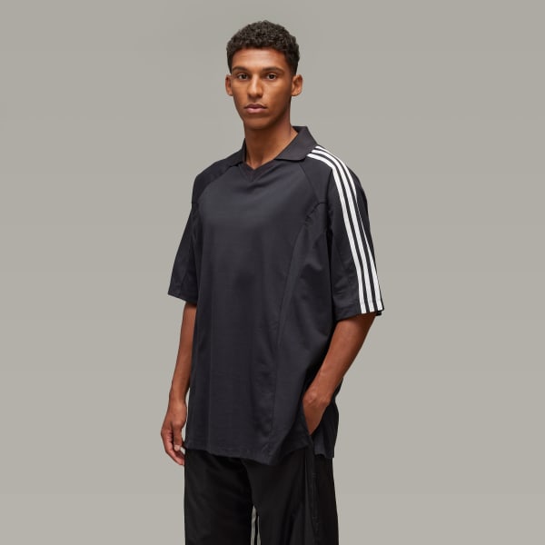 Black Y-3 Cut Line Tee