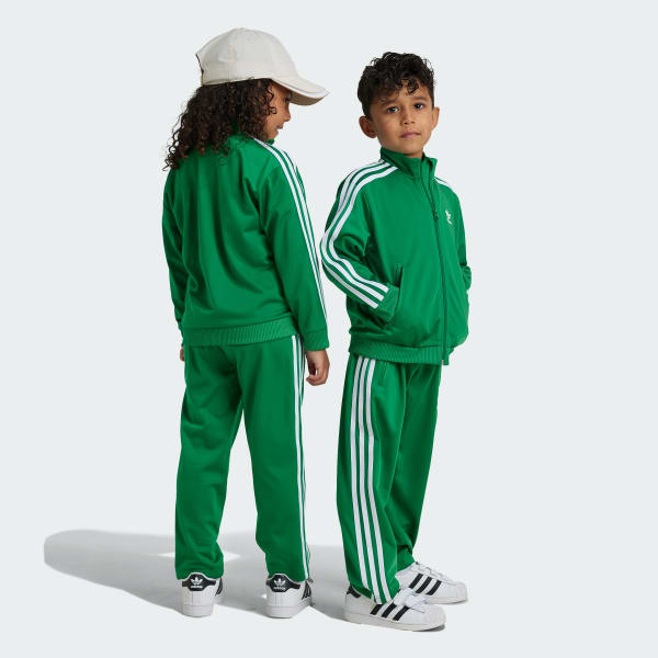 Verde Conjunto Adicolor Firebird Niños