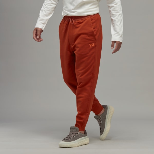 Red Y-3 클래식 테리 커프트 팬츠 EKC91