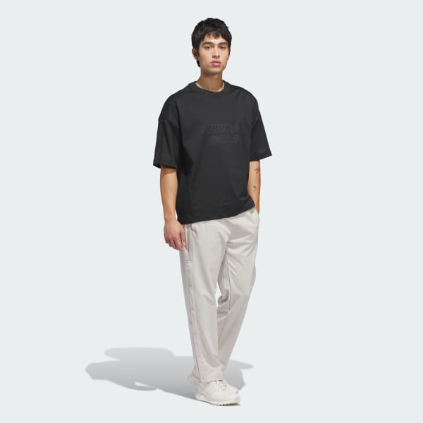 ブラック 【ゴルフ】ビヨンド グラフィック 半袖 クルーネック スウェット