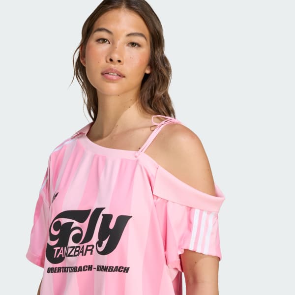 ★adidas★ JERSEY KD2277 adidas Originals Off Shoulder Jersey - Pink | adidas Singapore