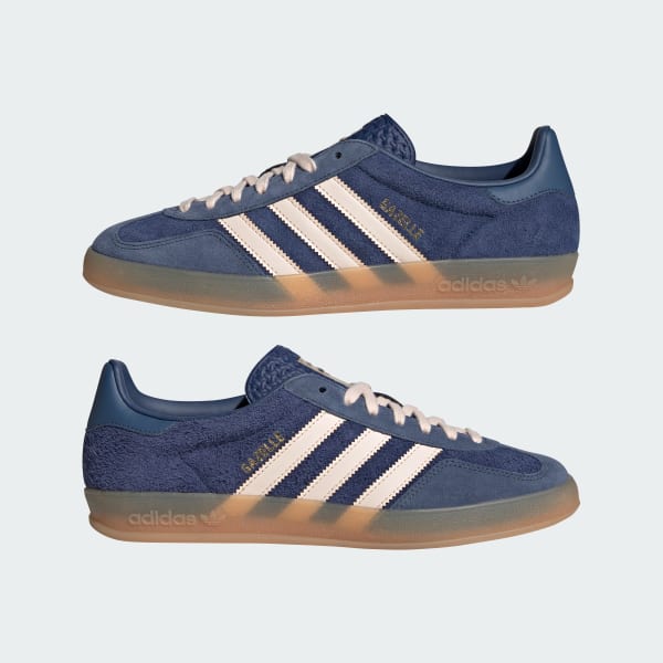 All blue adidas gazelle shop