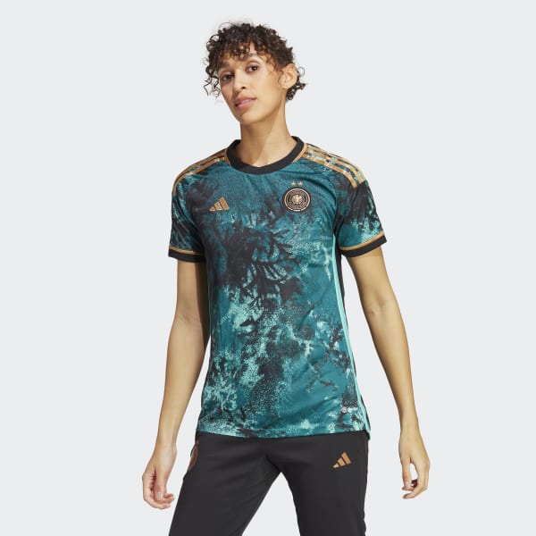 Turquoise Germany Women's Team 23 Away Jersey