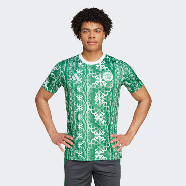 Groen Celtic FC Pre-Match Voetbalshirt