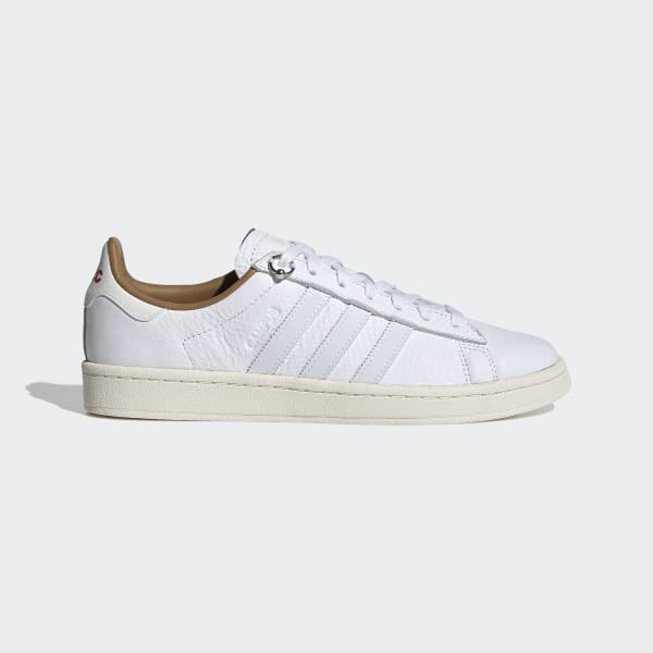 white adidas campus shoes
