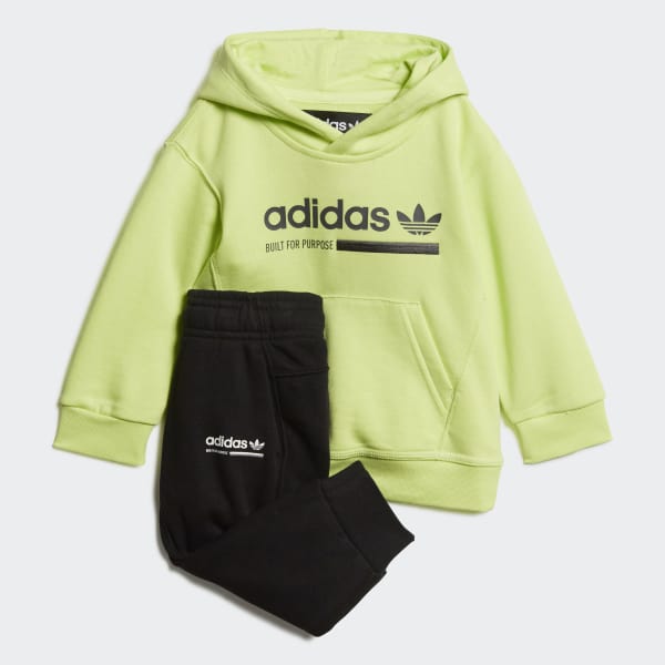 adidas Kaval Hoodie Set - Yellow 