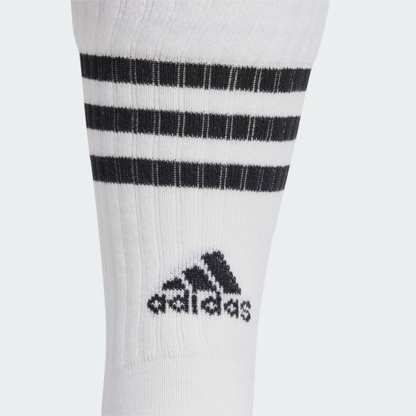 bílá Ponožky 3-Stripes Cushioned Crew – 3 páry