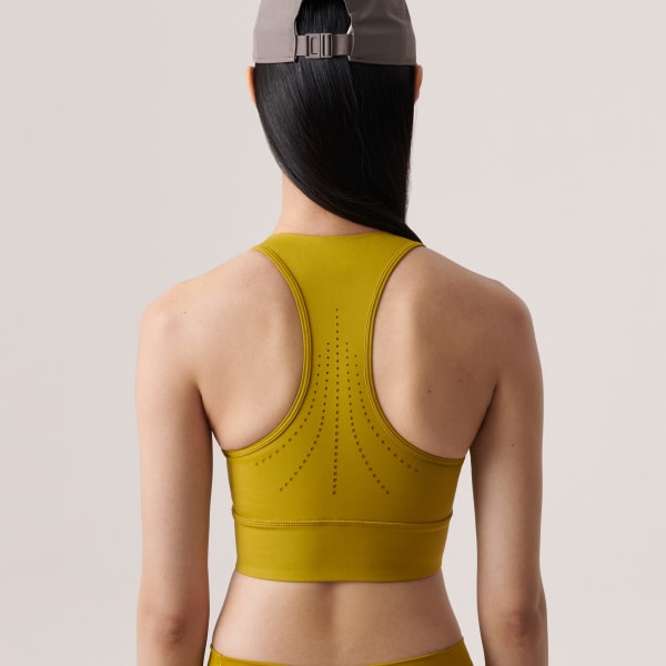 adidas by Stella McCartney TruePace Running Crop Top - Yellow, Women's  Running, adidas US