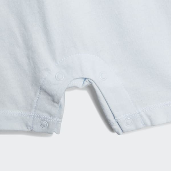 adidas Shortie Cotton Romper Blue Free Shipping with adiClub