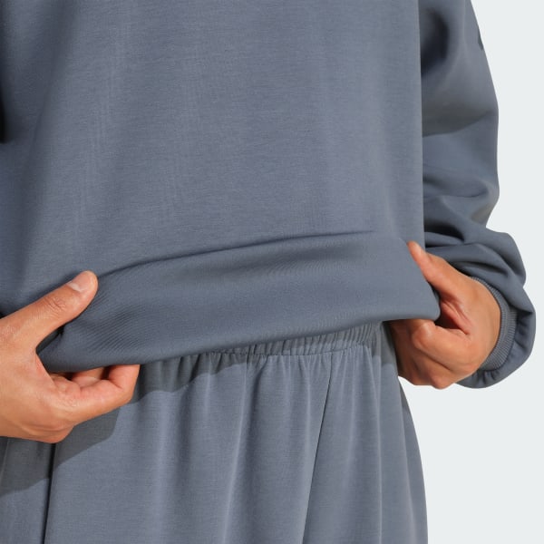 トップス user_ea89da20 adidas SOFT LUX HOODIE - Blue | Free Shipping with adiClub