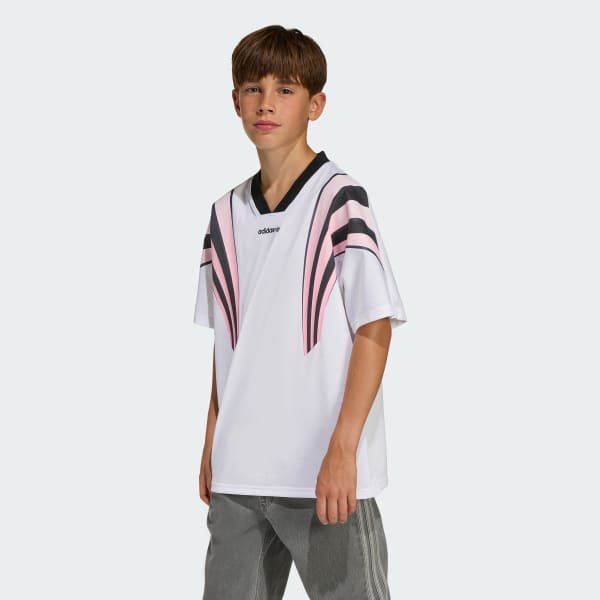 White LOOSE BATWING SANTIAGO T-SHIRT