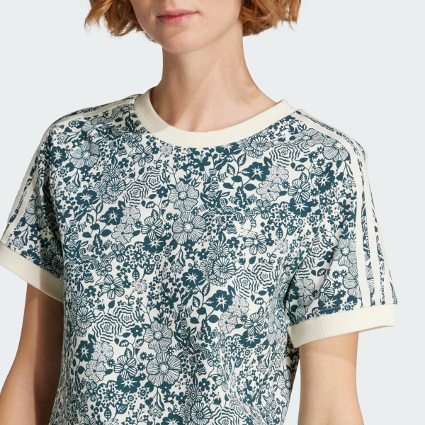 adidas Originals X Liberty London AOP Cali Tee - White | adidas