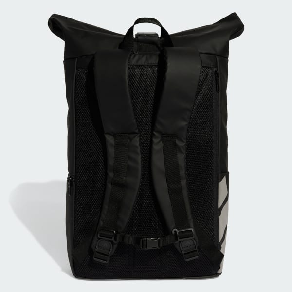 Preto Mochila Rolltop Ultramoderna Back-to-University