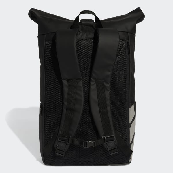 バッグ adidas Originals BACK PACK ROLL TOP Mochila Rolltop Ultramoderna Back-to-University - Preto