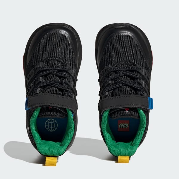 Black adidas x LEGO® Racer TR21 Elastic Lace and Top Strap Shoes