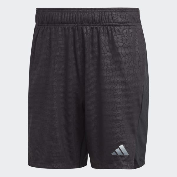 zwart Workout PU Print Short