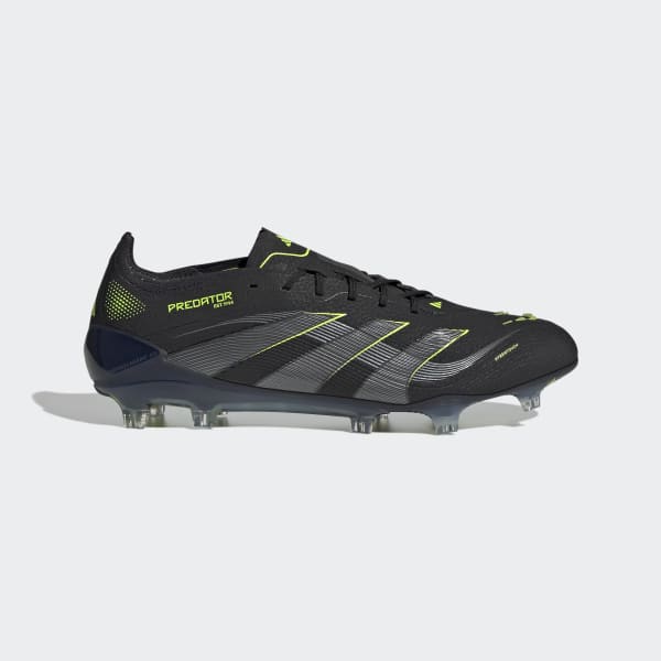 adidas Predator Elite Firm Ground Cleats - Black | Free