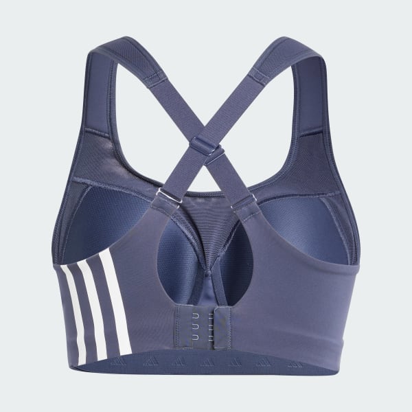 adidas TLRD Impact Training High Support Bra Blue Free Shipping with adiClub adidas US