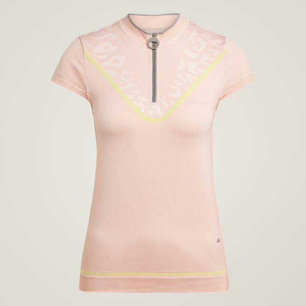 Merah-muda Polo Shirt Golf adidas By Stella McCartney TrueNature