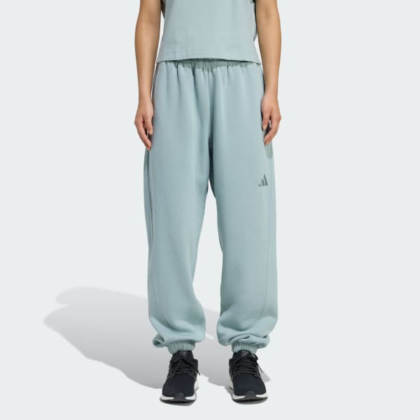 Green ALL SZN Fleece Loose Pants