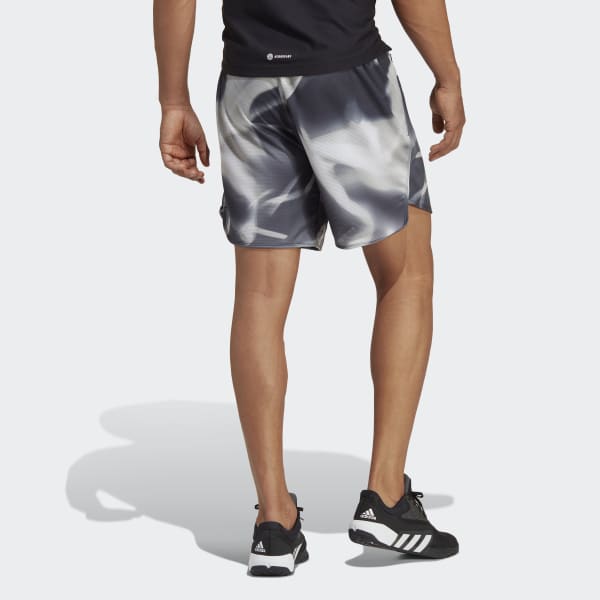 Grey Designed for Training HEAT.RDY HIIT Allover Print Training Shorts