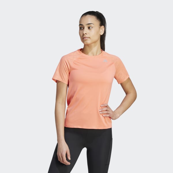 Orange Adizero Running T-shirt
