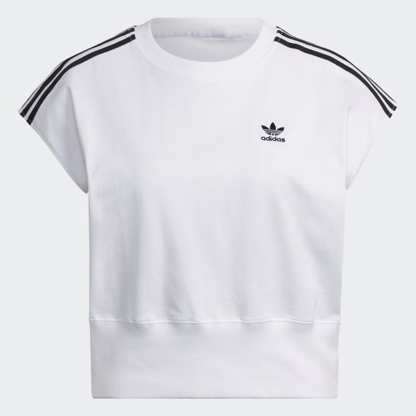 Branco Adicolor Classics Waist Cinch T-Shirt TX743