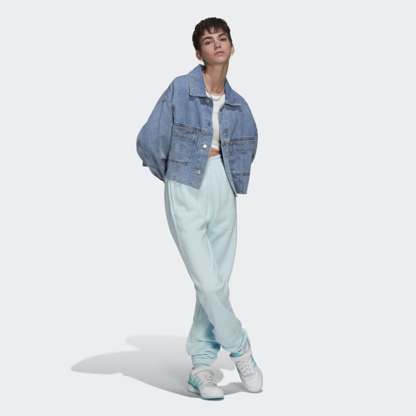 modrá Kalhoty Adicolor Essentials Fleece IZQ69