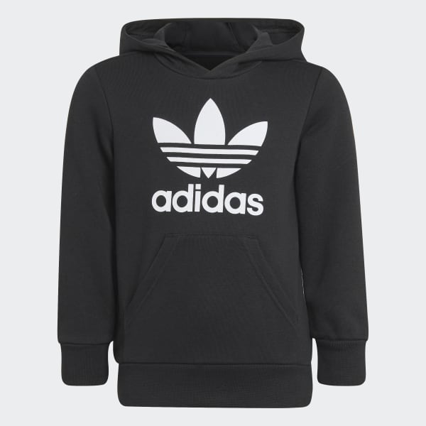 Negro Conjunto sudadera con capucha y pantalón Adicolor