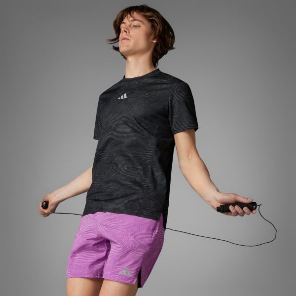 Gris Polera de Entrenamiento Designed for Training HEAT.RDY HIIT