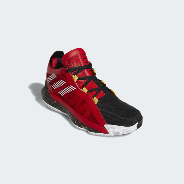 Adidas shoes 2024 red and gold