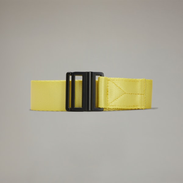 Yellow Y-3 CL 로고 벨트