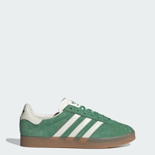 スニーカー adidas Gazelle 85 Green Off White IH2214 Leftfoot - adidas - Gazelle 85 - Green/Off White - Unisex