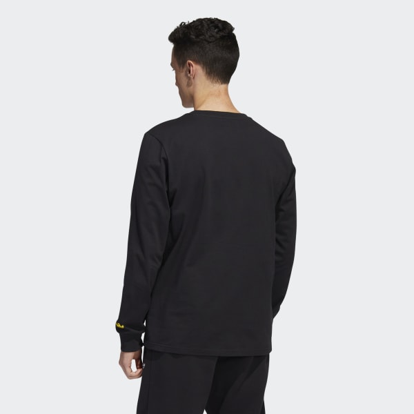 Czerń Shmoofoil Painted Long Sleeve Tee KO525