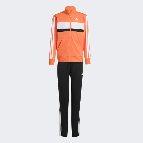 Orange Seasonal Essentials Tiberio 3-Stripes Tricot Track Suit Kids