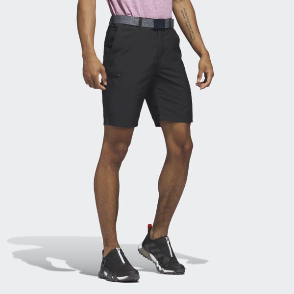 Black Golf Cargo 9-Inch Shorts