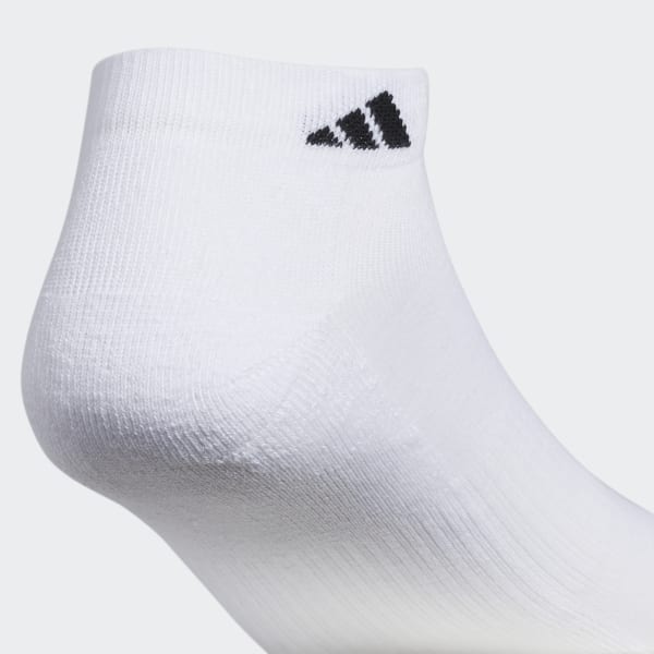 White Athletic Cushioned Low Socks 6 Pairs