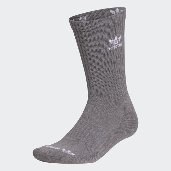 adidas Botanical Dye Crew Socks - Grey | Free Shipping with adiClub ...