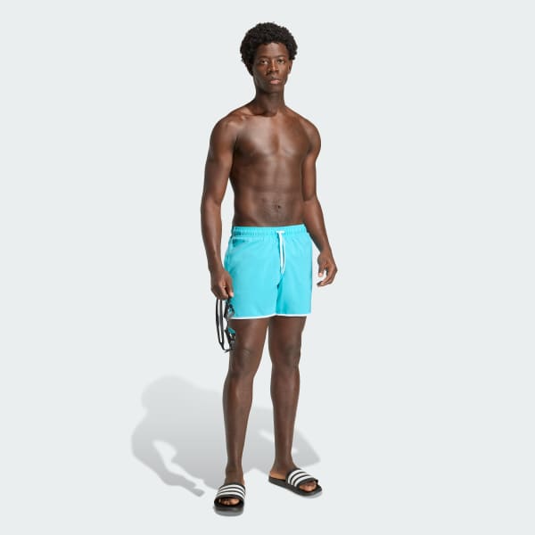 tyrkysová PLAVECKÉ ŠORTKY WATER REACTIVE GRAPHIC SWIM SHORTS 5 INCH