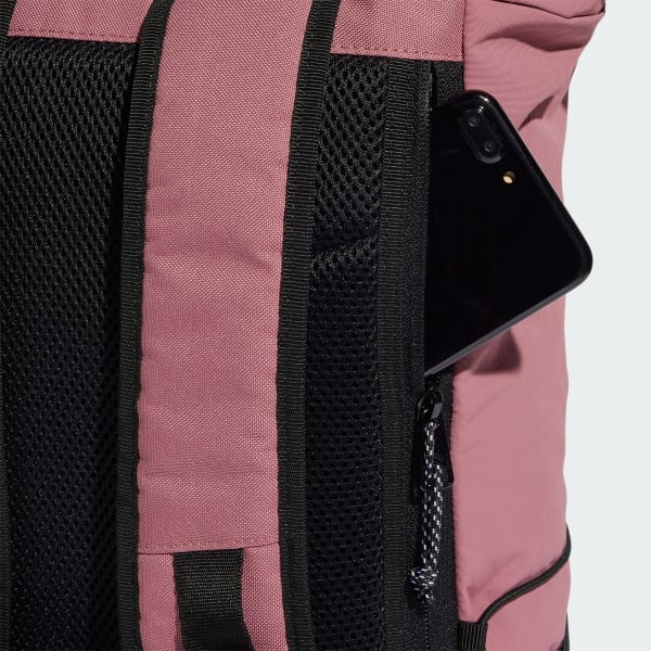Adidas black and pink backpack shop