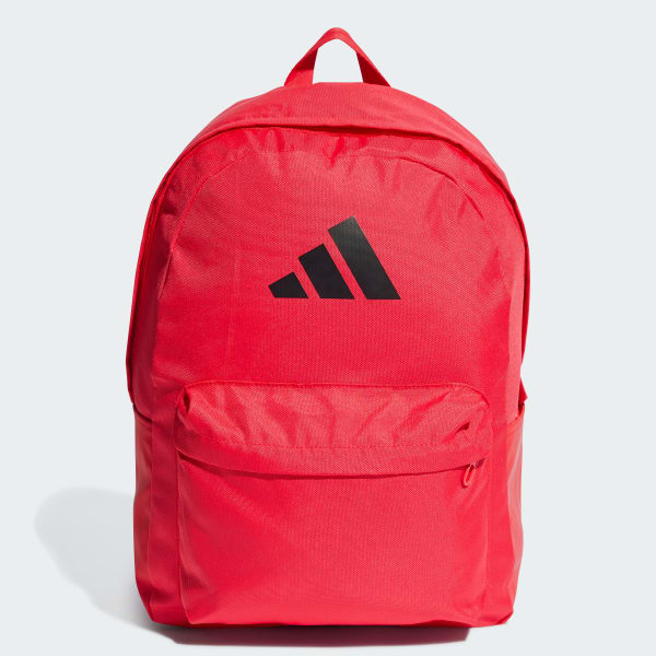 Rojo Mochila Classic 3 Bar Logo